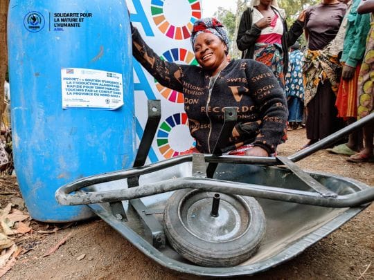 Soutien d’urgence à la production alimentaire rapide pour 12 800 ménages touchés par le conflit dans la province du Nord-Kivu